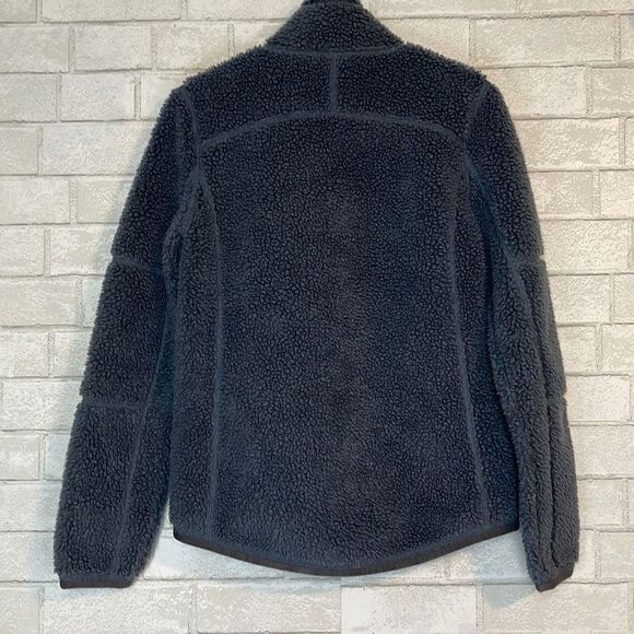 LL Bean Mountain Pile Retro Fleece Full Zip Jacket XS - Picture 3 of 4